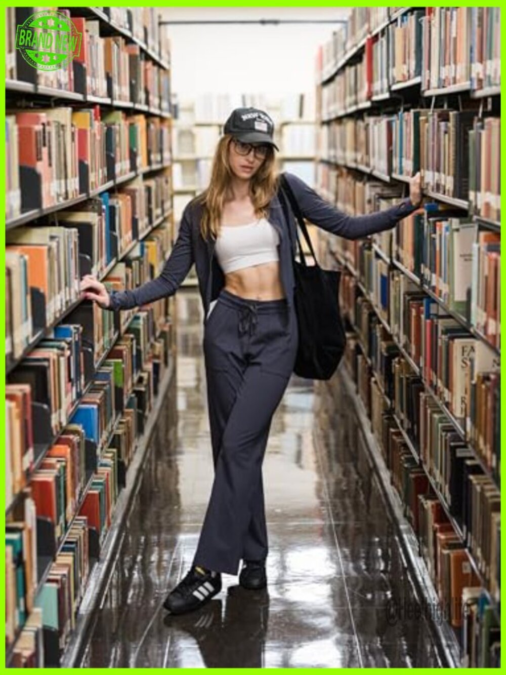 Wide Leg Lounge Pants High Waisted Work Pants with Pockets - Picture 3 of 7